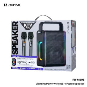 Loa Bluetooth kèm míc hát Lighting Party Wireless Portable Speaker RB-MB08